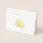 Rose Folienkarte (Vorderseite)