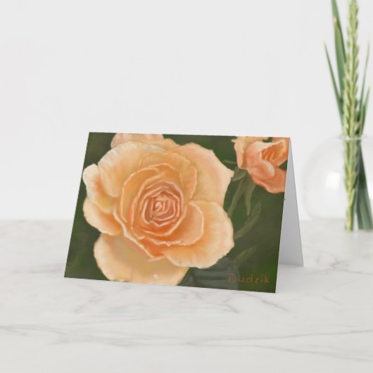 Rose Förderung der Friedensschrift JW Karte (Vorderseite)