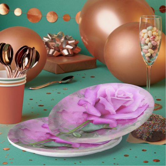 Rose Foto Art Paint Paper Teller (Multi)