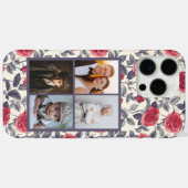 Rose Foto Collage iPhone Case für Urlaubsgeschenk (Rückseite (Horizontal))