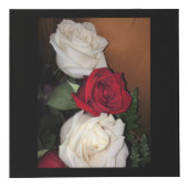 Rose Foto Cube mit Tischnummer Würfel (Rechts)