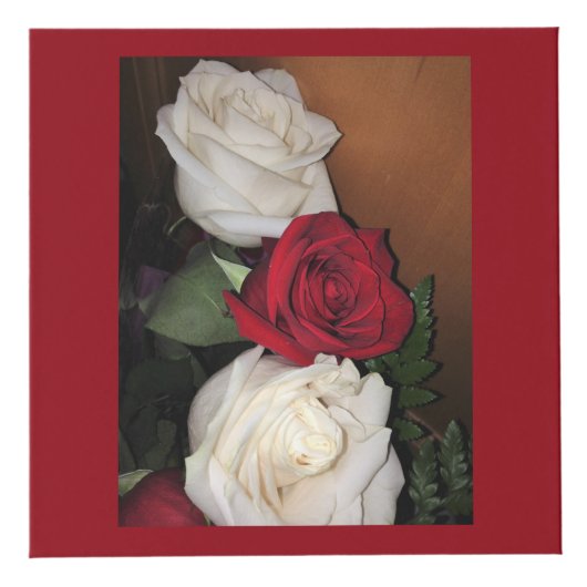 Rose Foto Cube Würfel (Rechts)