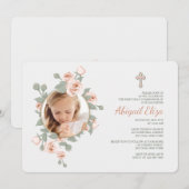 Rose Foto Einladungen (Vorne/Hinten)