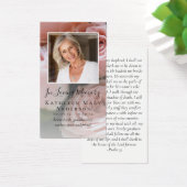 Rose Foto Gedenkkarte (Schreibtisch)