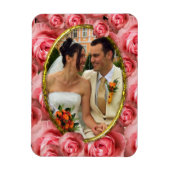 Rose/Foto Magnet (Vertikal)