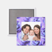 Rose/Foto Magnet (Vorderseite/Rückseite)