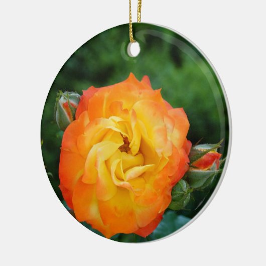 Rose Foto Ornament (Links)