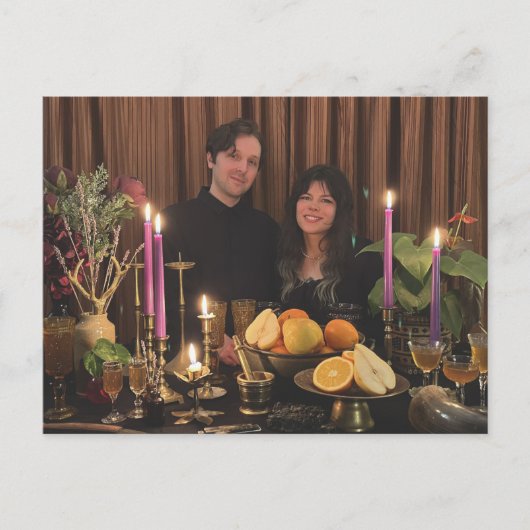 Rose Foto Postkarte (Vorderseite)