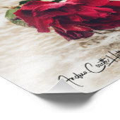 Rose Fotodruck (Ecke)