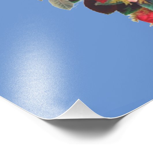 Rose Fotodruck (Ecke)