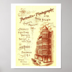 Rose Fotografie, Bereitstellung RI Vintag Poster
