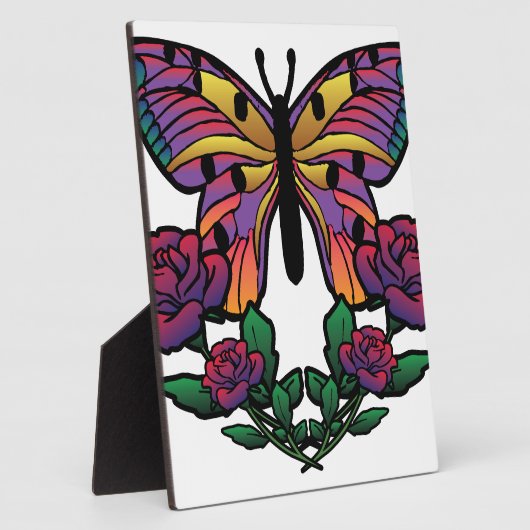 Rose Fotoplatte (Seite)