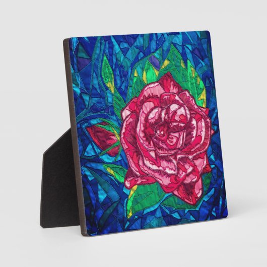 Rose Fotoplatte (Vorderseite)