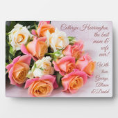 Rose Fotoplatte (Vorderseite)