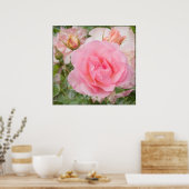 Rose Fragranate Cloud Poster (Küche)