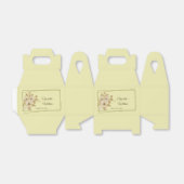 Rose Frame –  Celestial Yellow Wedding Geschenkschachtel (Ungefaltet)