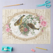 Rose Frame Ephemere Dekoupage Seidenpapier (Basteln)