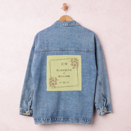 Rose Frame – Monogram Celestial Yellow Wedding Jeansjacke (Hangar)