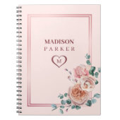 Rose-Frame-Notebook Notizblock (Vorderseite)