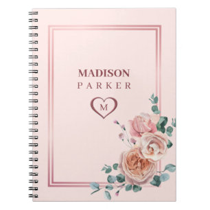 Rose-Frame-Notebook Notizblock
