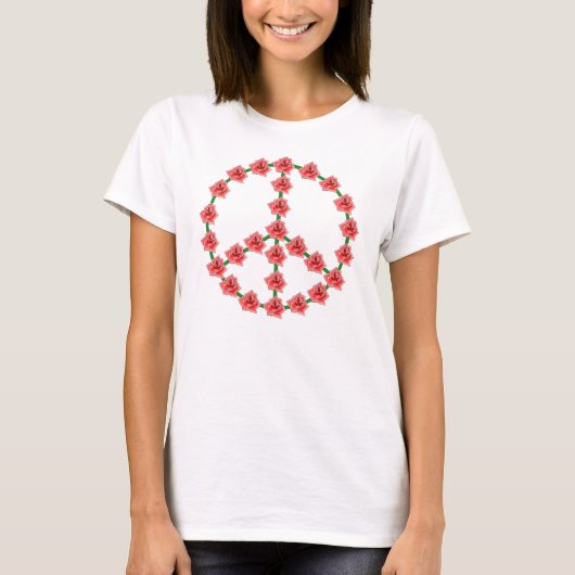 Rose Frieden T-Shirt (Vorderseite)