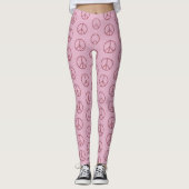 Rose - Friedenszeichen Leggings (Vorderseite)