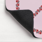Rose - Friedenszeichen Mousepad (Ecke)