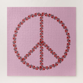 Rose - Friedenszeichen Puzzle