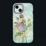 Rose Friend Fairy and Bunny Fantasy Art iPhone 15 Hülle<br><div class="desc">"Rose Friend" © Molly Harrison</div>