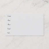 Rose Frische Blume Antiquitäten Visitenkarte (Rückseite)