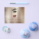 Rose Friseur Preisliste Lash Brow Lippen Flyer (Einzeln)