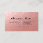 Rose Friseursalon Goldschere Treue (Rückseite)