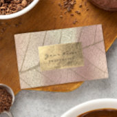 Rose Frühe Sepia Gold Foil Botanisches Delikat Visitenkarte