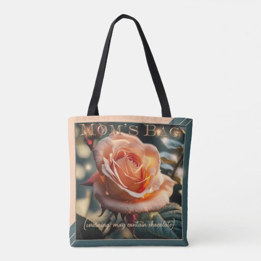Rose Funny Chocolate Mama Tasche (Rückseite)