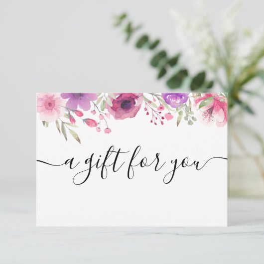 Rose für Aquakultur Geschenkgutschein (Stehend Vorderseite)