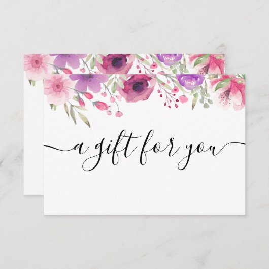 Rose für Aquakultur Geschenkgutschein (Vorne/Hinten)