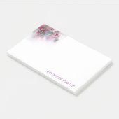 Rose für Aquarellbilder Blume Blumenfarben Post-it Klebezettel (angewinkelt)