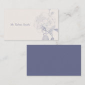 Rose für Aquarellbilder Platzkarte (Vorne/Hinten)