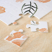 Rose für Aquarellbilder: Schwarz Puzzle (Seite)