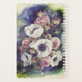 Rose für Aquarellfarben-Blume Planer (Rückseite)