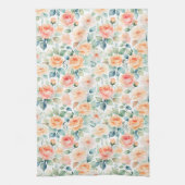 Rose für Aquarellfarben Geschirrtuch (Vertikal)