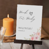 Rose für Babysignatur, Babydusche Einladung