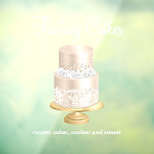 Rose für Bäckereien Fensteraufkleber (Blatt 3)