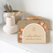 Rose für benutzerdefinierte Logo-Retro-Bogenschrif Visitenkarte