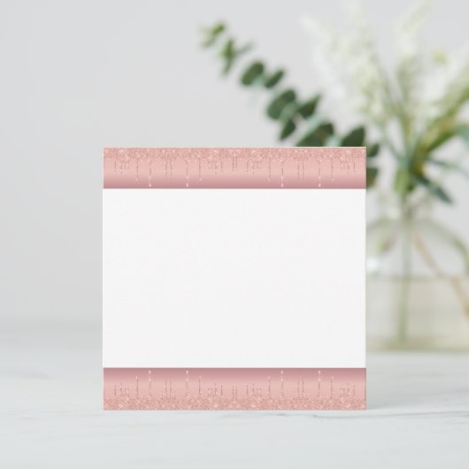 Rose für benutzerdefiniertes Text: Gold Blush Glit Programm (Stehend Vorderseite)