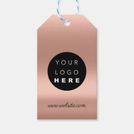 Rose für das Logo für benutzerdefinierte Unternehm Geschenkanhänger