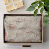 Rose für das Papiertuch für Buchliebhaber Seidenpapier (Geschenk)