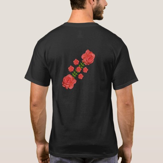 Rose für das Soul T-Shirt (Rückseite)