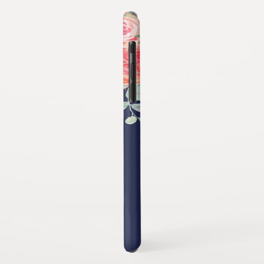 Rose für den Blumenseegel Monogram Case-Mate iPhone Hülle (Hinten/Links)