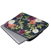 Rose für den Wasserfarben - Muster für den Laptop- Laptopschutzhülle (Vorne Knopf)